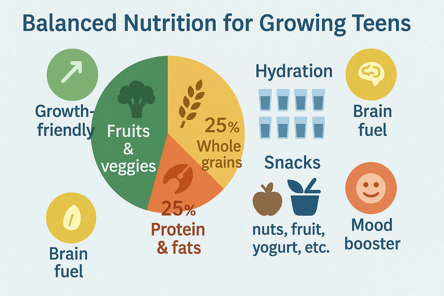 Balanced Nutrition for Growing Teens