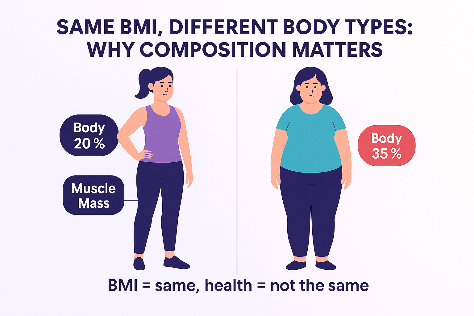Female Different Body Types in BMI