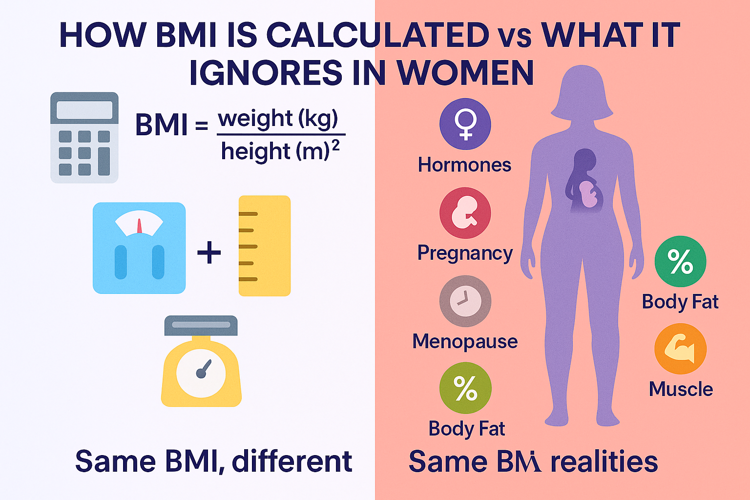 How BMI Is Calculated vs What It Ignores in Women