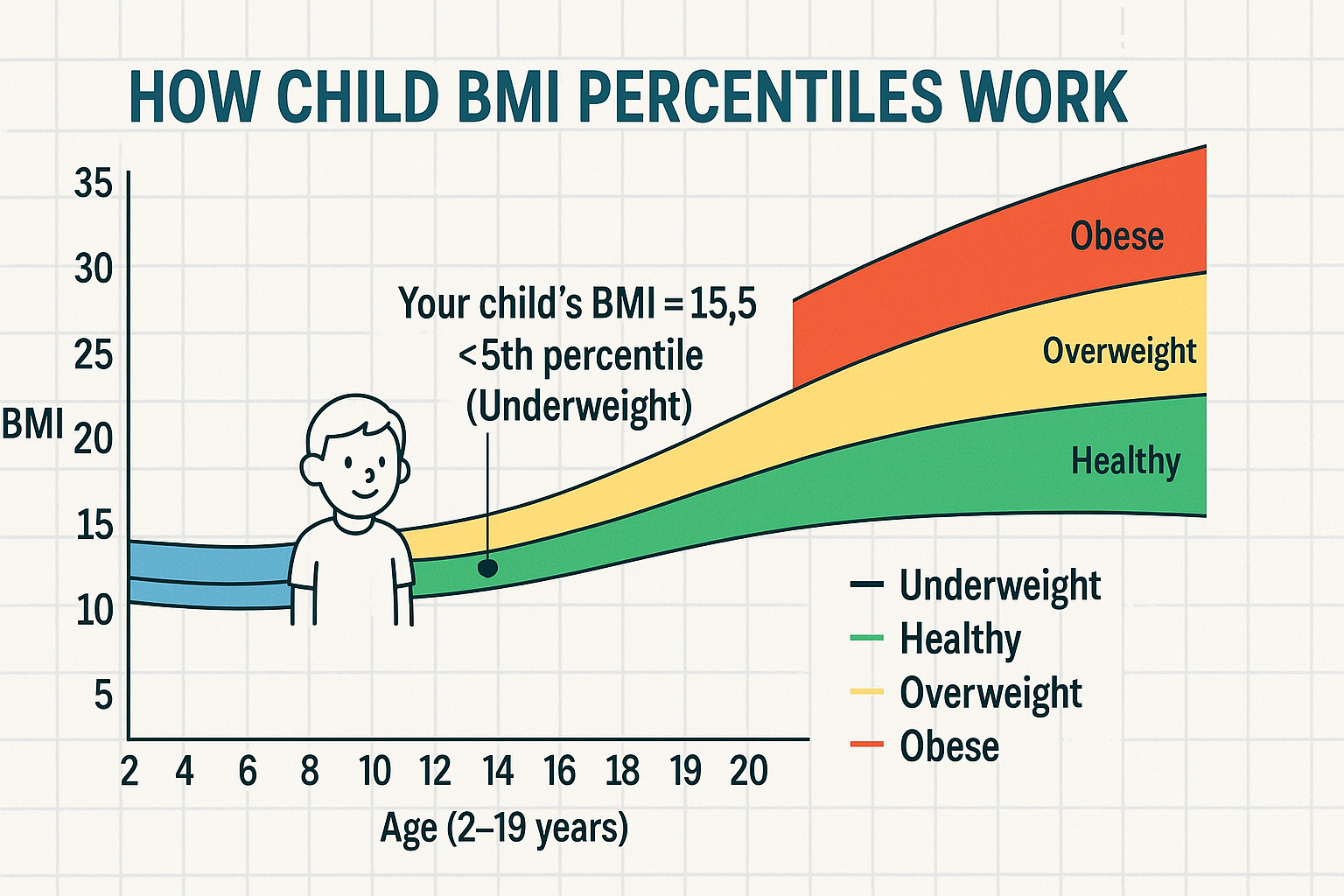 How Child BMI Percentiles Work
