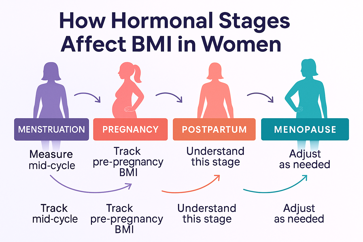 How Hormonal Stages Affect BMI in Women