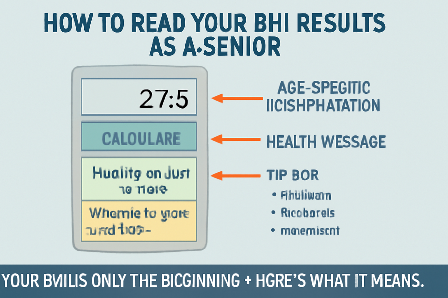 How to Read Your BMI Results as a Senior