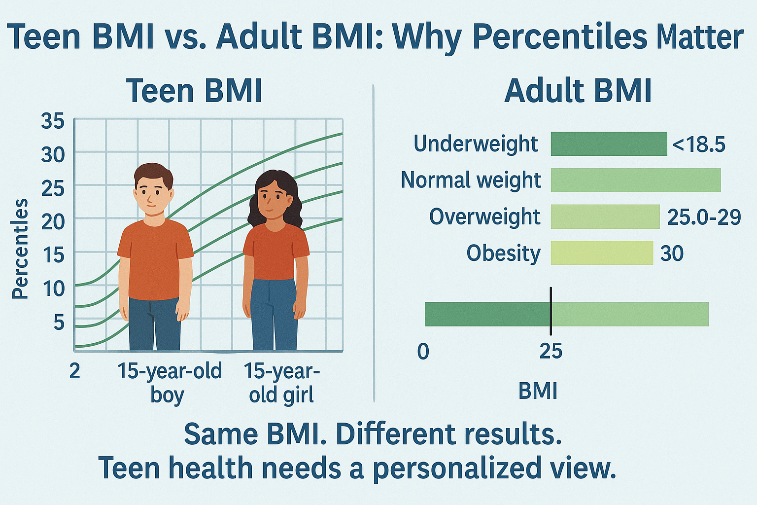 Teen BMI vs Adult BMI