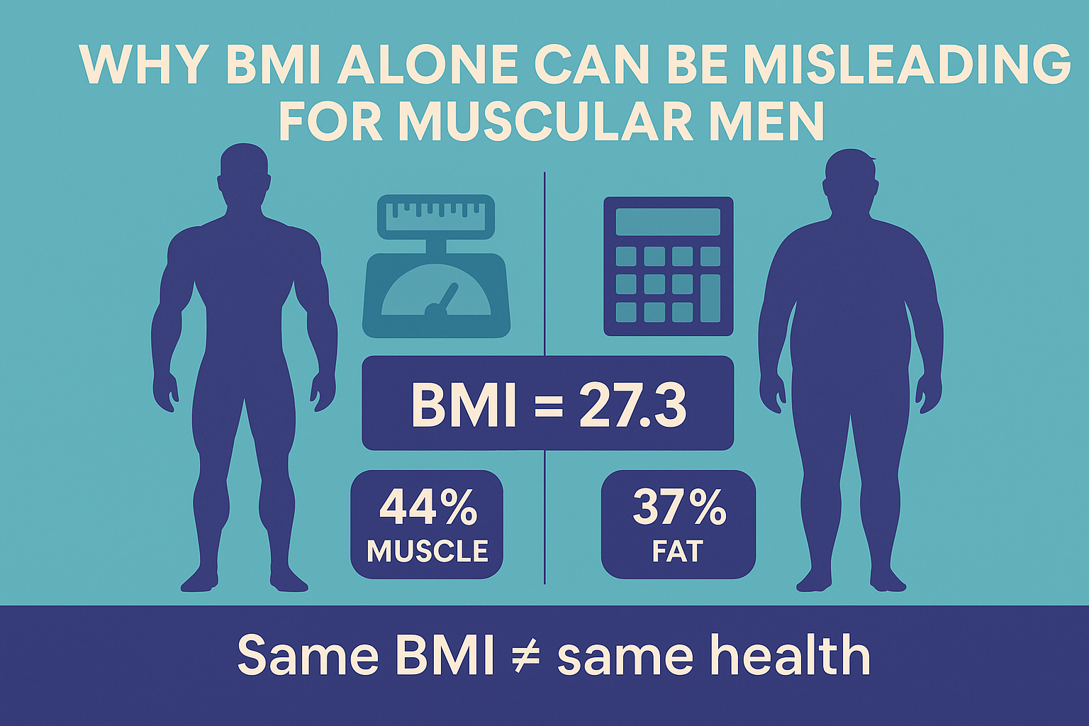 Why BMI for Men Alone Can Be Misleading for Muscular Men